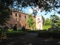 Vista del giardino della facciata