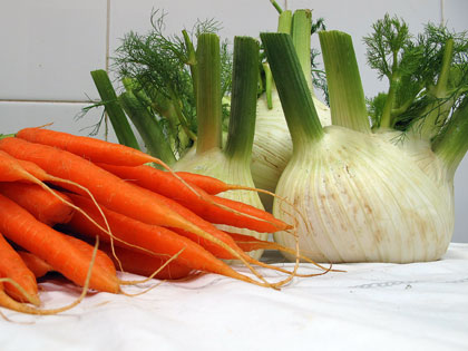 Frutta e verdura di stagione, come conservare carote e finocchi