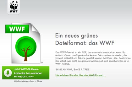 "Save as .wwf", ma serve davvero un nuovo formato per non stampare e salvare gli alberi?