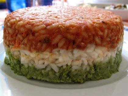 tortino di riso patriottico